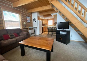 Talkeetna Log Cabin with Hot Tub Unit 1