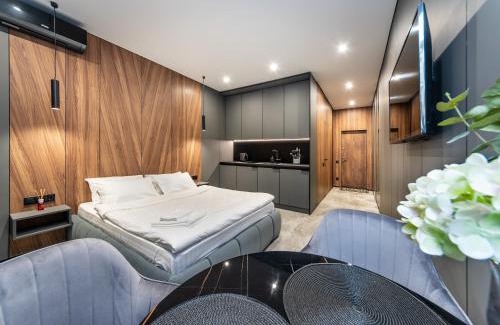 Pechers'kyi District Apartment | Апартаменти-студіо "Premium Lux Apartments French Quarter 2" з гідромасажною ванною чи з душем
