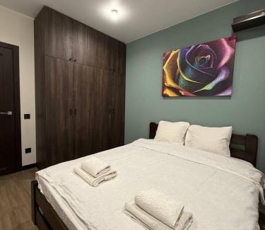 Lviv City Center Apartment | Апартаменти у Львові на вулиці Під Голоском 15б 110 з чудовим видом на місто Львів