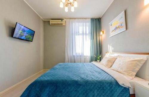 Pechers'kyi District Apartment | Укриття у будинку, Центр, 20 поверх! 2к квартира із панорамою