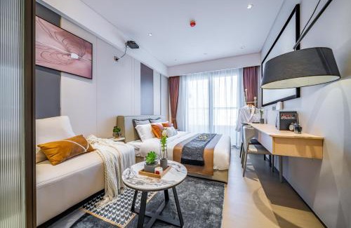 Futian Hotel | 榆漫居高空城景酒店-深圳福田会展中心皇岗口岸下沙地铁站KKone店