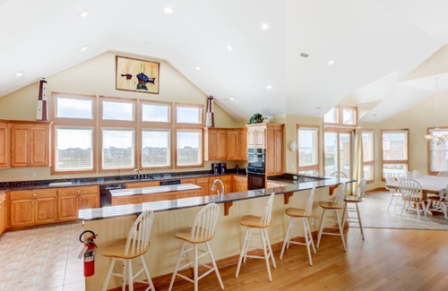 Avon House | 1-acre waterfront oasis with pool, hot tubs & sunrise/set views - dog-friendly