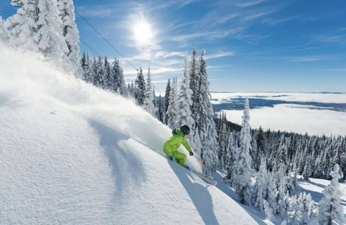 Big White Ski Resort Condo | 1 Bedroom 2 Bed Winter Oasis
