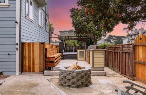 El Granada House | 1 block to beach, Private Hot Tub, Fire Pit and BBQ
