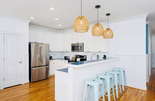 Carolina Beach Cottage | 1 Block to Beach, Luxe Standalone Cottage, Wave Room!