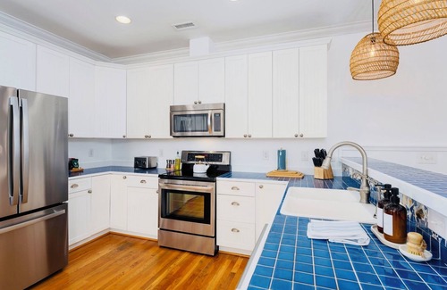 Carolina Beach Cottage | 1 Block to Beach, Luxe Standalone Cottage, Wave Room!