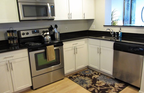 Downtown Seattle Apartment | 1 Block to Pike Place Market! Balcony with Water Views at Harbor Steps