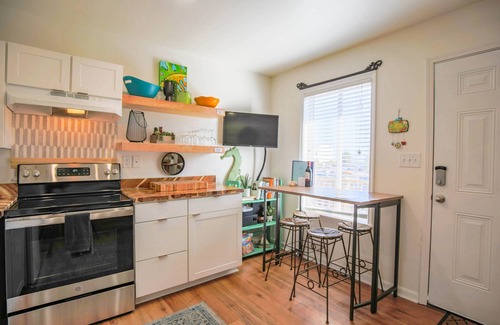 Folly Beach Condo | 1 min to Beach. Artistic & Relaxing Condo Located in the Heart of Fun-Filled Folly Beach. W/Parking.