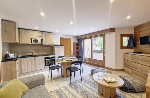 Saint-Martin-de-Belleville Apartment | 100m from ski slopes, Ground floor, balcony, tv, ski locker, 47m², Saint Martin de Belleville