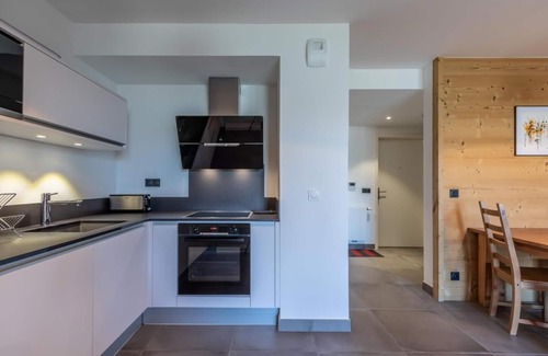 Arc-1800 Apartment | 100m from ski slopes, floor -1, view valley, fitness, sauna, hammam, terrace, parking, ski locker