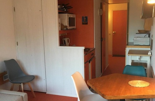 Arc-1800 Apartment | 100m from ski slopes, 6th floor, view mountain, tv, 24m², Les Arcs