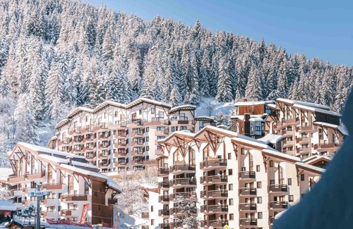 La Perriere Apartment | 10m from ski slopes, 7th floor, balcony, ski locker, 25m², La Tania