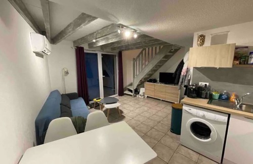 Beziers Condo | 10min from the beach - F3 apartment with garden and swimming pool