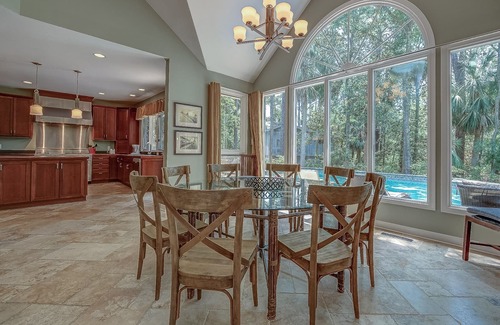 Sea Pines House | 12 Snowy Egret-4th Row Ocean, Large Pool & Lush setting.