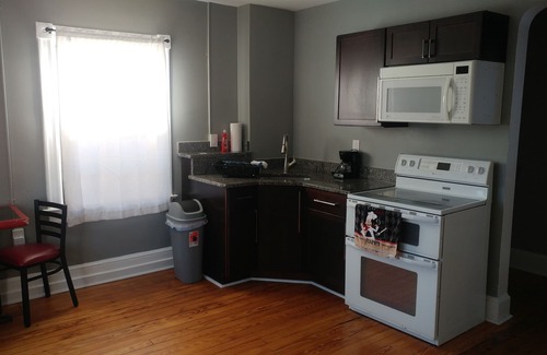 Charles Town Condo | 1200 SqFt Condo Above Abolitionist Ale Works Charles Town w/Laundry & Deck #201