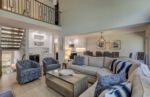 South Beach Condo | 1468 Sound Villas- Coastal Chic and Calibogue Sound Views