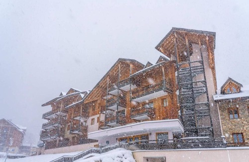 Les Orres Apartment | 150m from ski slopes, 5th floor, fitness, balcony, tv, ski locker, 73m², Les Orres