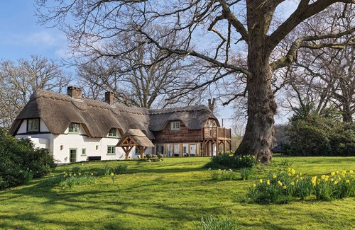 New Forest District House | 18th Century Thatched House on the Edge of the New Forest with large Jacuzzi