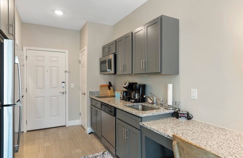 Southport Condo | 1BR/1BA Hotel Room - Pool, Elevator, Sleeps 4