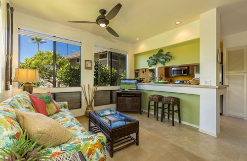 Wailea Condo | 1BR, 2BA! Enjoy Fairway and Partial Ocean Views From Your Private Lanai!