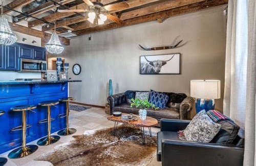 Central Oklahoma City Apartment | 1BR Balcony Views And Cowboy Vibes