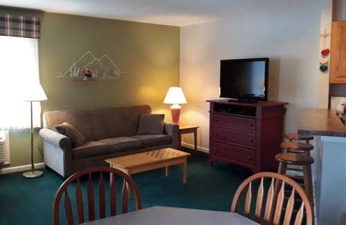 North Woodstock Condo | 1BR condo near Recreation Center, pool and hot tub