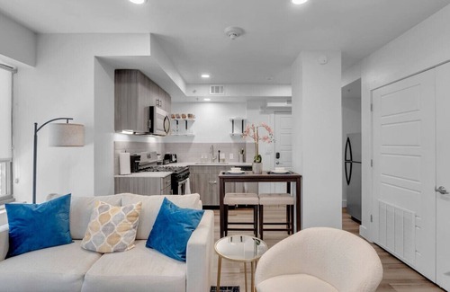 Deco District Apartment | 1BR Near BOK Center - Balcony, Gym, Lounge Pet OK