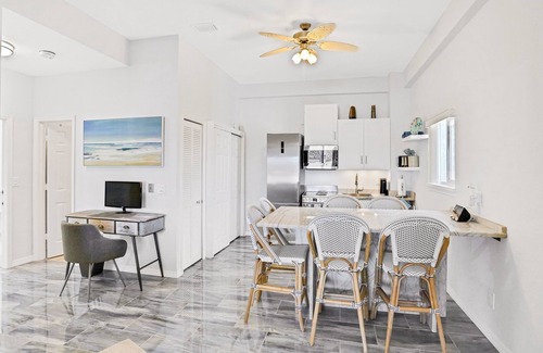 New Smyrna Beach House | 1st-floor beachfront home with outdoor shower, patio, grill, ocean & beach views