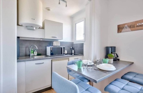 Nord - Gare Apartment | 2 adjoining T2 apartments, ideal for professionals or vacations with friends