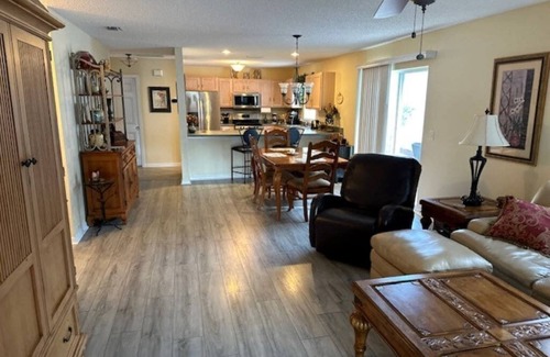 Belle Aire House | 2 bdr/2 bth Courtyard Villa in The Villages w/Cart Lake Sumter Spanish Springs
