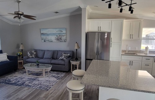 Fort Myers Beach House | 2 Bed/2 Bath Home in Gated Community on San Carlos Blvd. Only 2 miles from FMB.
