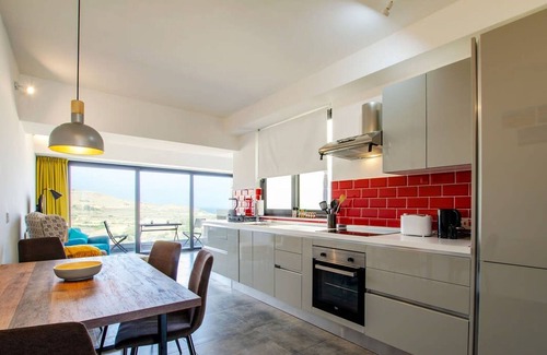 Marsalforn Apartment | 2 Bed Apartment w Distant Sea and Country Views