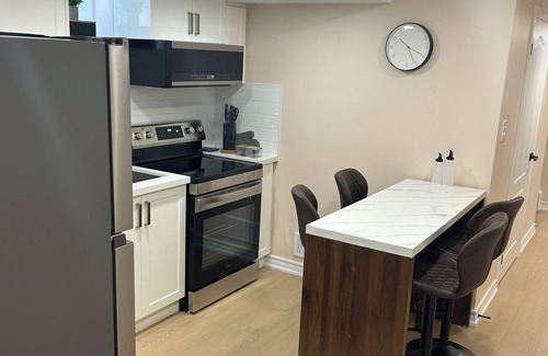 Brampton Apartment | 2-bedroom, 1-bathroom basement apartment, perfect for small families or couples.