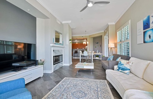 Daytona Beach Condo | 2 Bedroom 2 Bath Luxury condo on the beach with Oversized Patio & Outdoor Grill.