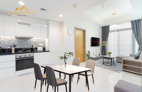 Al Safa Apartment | 2-bedroom apartment in charming Dubai with WiFi, fitness room, AC