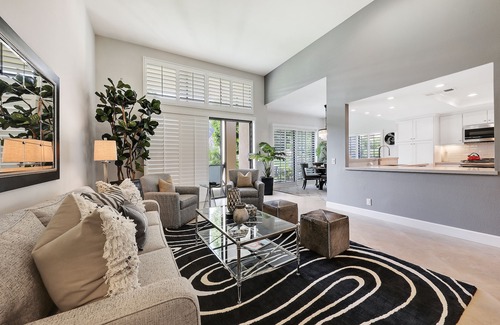 La Quinta Condo | 2 BEDROOM + DEN 1627 SqFt CONDO @ PGA WEST COMPLETELY REMODELED MOUNTAIN VIEWS 102 LQ