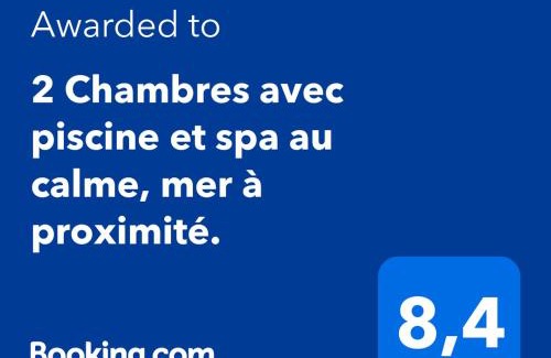 Portiragnes House | 2 Chambres avec piscine et spa au calme, mer à proximité.