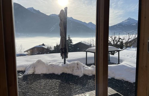 Passy Ski Chalet | 2* GÎTE IN CHALET WITH LARGE TERRACE AND VIEW OF MONT BLANC RANGE.