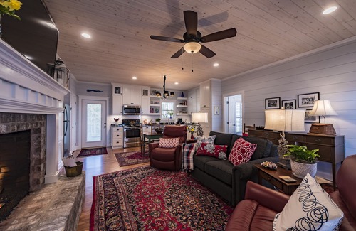 Mentone Cottage | 2 master suites! Hot where you are? Come to the Alabama mountains. Cool here!