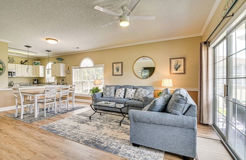 Central Myrtle Beach Condo | 2 Mi to Beach: Pool-View Myrtle Beach Escape!