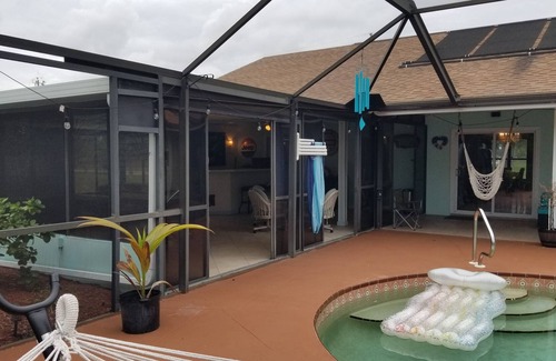 Fort Myers House | 2 Private Rooms with Pool and Billards!