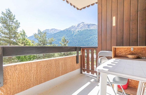 Aussois Apartment | 2-room apartment with balcony and wifi, near slopes - 4 pers.