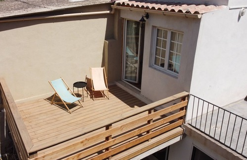 Pont de Vivaux Apartment | 2-room apartment with terrace + communal garden