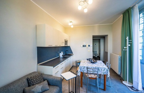 Carciano Apartment | 2-room apartment with terrace and garden in an Art Nouveau villa with communal pool