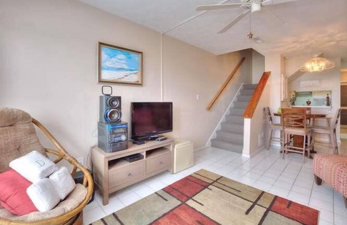 Caswell Beach Condo | 2 Story, 2 Bedroom/2Bath Oceanfront Condo with POOL-Sleeps 7