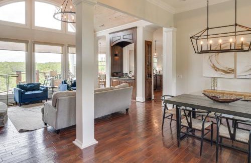 Van Buren County House | 2-Story Dock and Deck at Huge Family Home in Doyle!