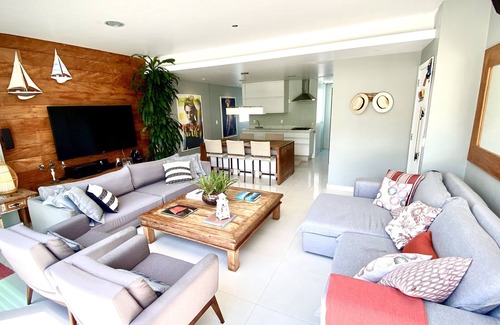 Barra da Tijuca Apartment | 2 Suites + Office overlooking P. Gávea. Jd. Oceanic