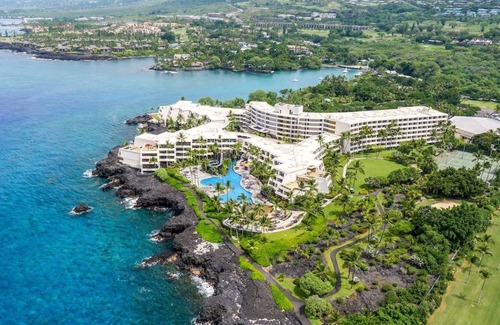 Keauhou Hotel | 2 x Ocean View 2 Double Beds at Outrigger Kona Resort and Spa