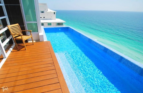 Zona Hotelera Condo | #2000-Tim’s Ocean Condos – Beachfront – Huge Private Terrace & 2 Private Pools!