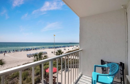 Panama City Beach Condo | 226 Ambassador PETS AOK beachfront 2nd floor